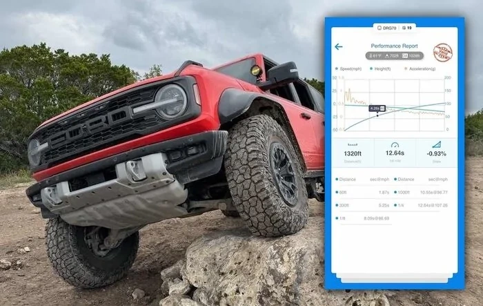Bronco Raptor with ZFG Racing e50 tune draggy results!