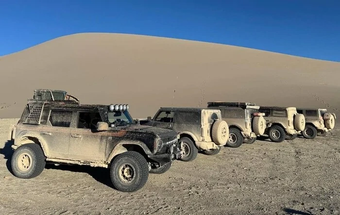 Reno to Vegas 500 Run with 5 Bronco