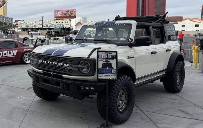Underground Graphics "Wimby White" Bronco at SEMA