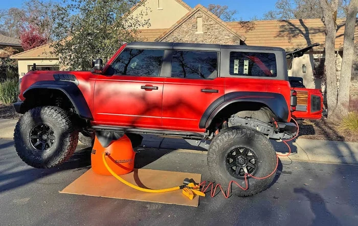 ARB Bushranger X-Jack test on my Bronco Raptor