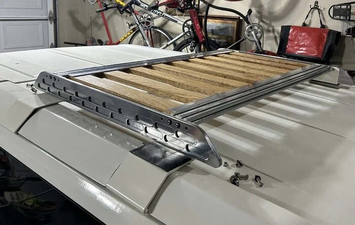 Customized Bad Ass Tents roof rack.