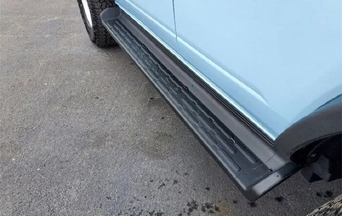 Updated OEM Tube Step Bars for 2025 Bronco hide the pinch weld better