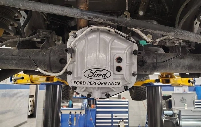 Installed the Ford Performance differential cover and made my diff skid fit.