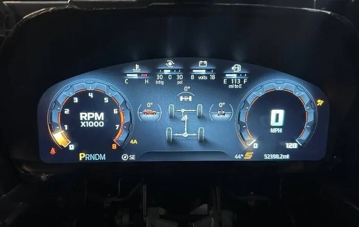 2025 Full Digital Cluster successfully installed - swapped into 2022 Wildtrak