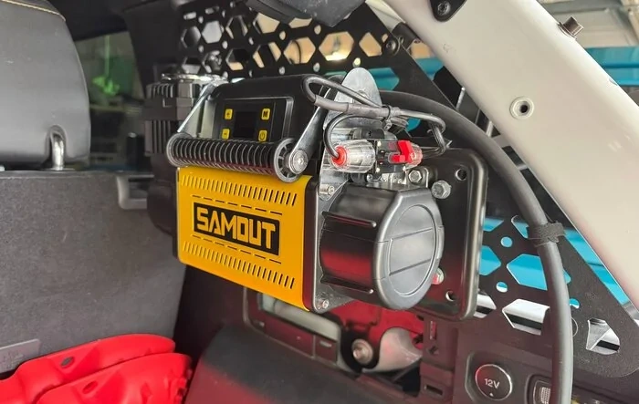 On-board auto-stop air compressor $200 - DIY setup