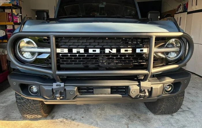 IAG's Functional Mounting System for Capable Bumper - Bull Bar Installed at SuperCel 2025