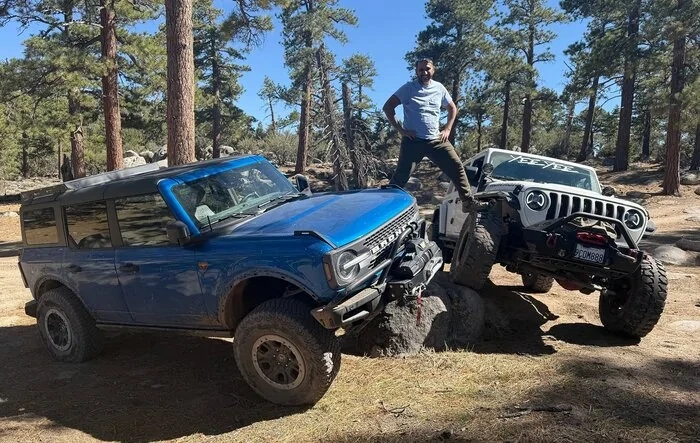 Trip: Big Bear California ; John Bull + Holcomb Creek trails (Stock Badlands Sasquach)