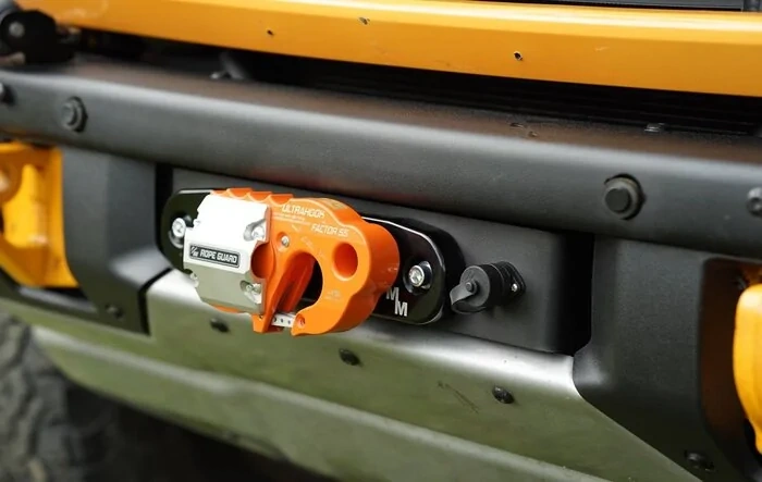Hammer Built Hidden Winch install on stock modular bumper