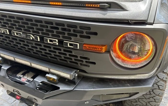 Rattle canned the grille - spray painted flat black