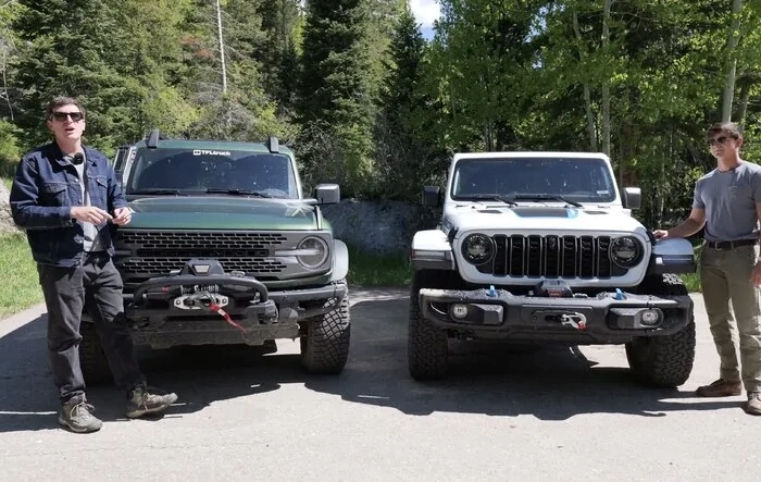 Jeep Wrangler vs. Bronco on hard off-road trail [TFL]