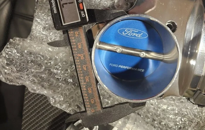 Ford Performance Throttle Body installed on Bronco Raptor