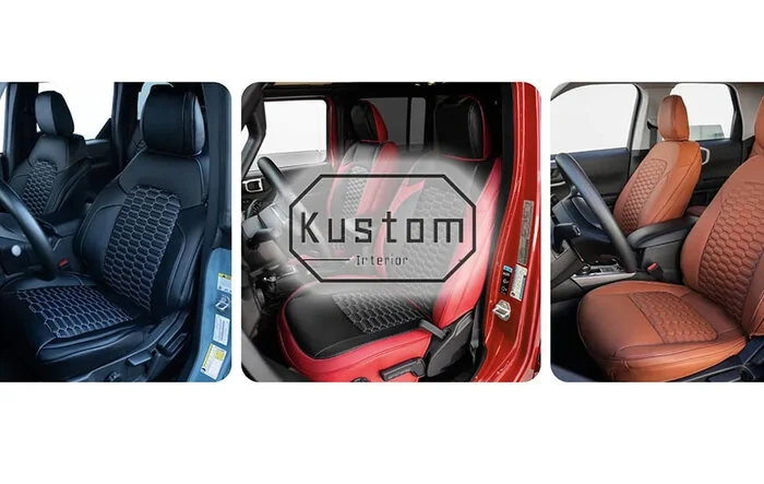 2021+ Ford Bronco 4 Door /2 Door/ Sport Custom Leather Seat Cover (Kustom Interior)