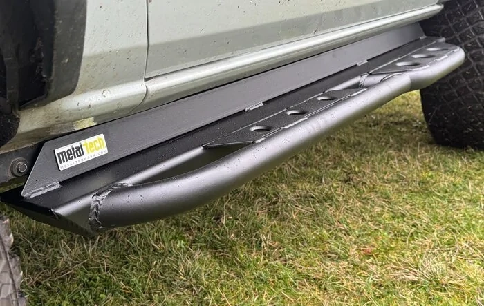 Frame Mounted Rock Sliders by Metal-tech 4x4 - Made in house here in the USA