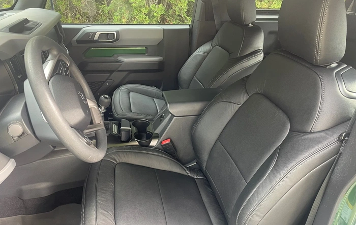 Katzkin leather installed in my Base Bronco