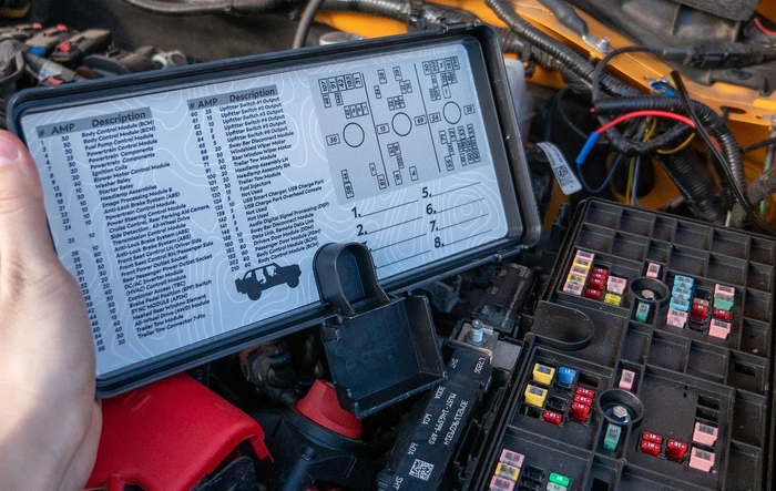 One of those little things Ford forgot — a Fuse Label guide