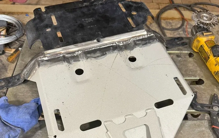 DIY ARB skid plate modification