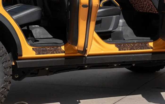 Tired of scratching up your door jambs? Bronco Anti-Slip Door Sill Protectors