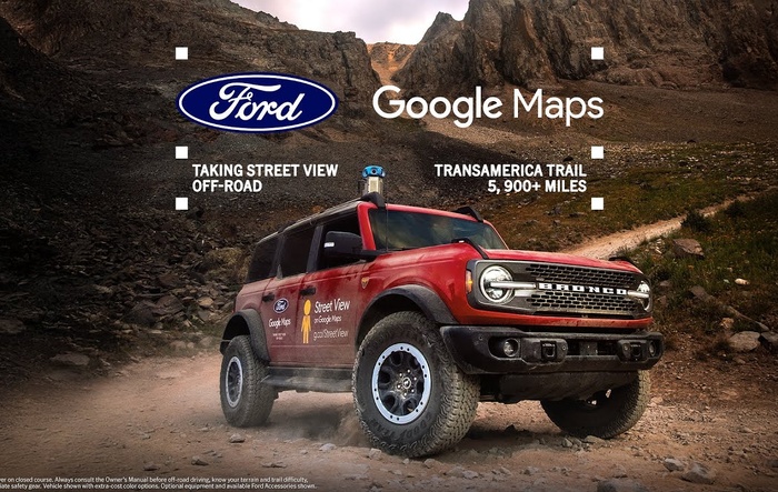 Google Street View Off-Road | Ford Bronco x Google Maps on TransAmerica Trail