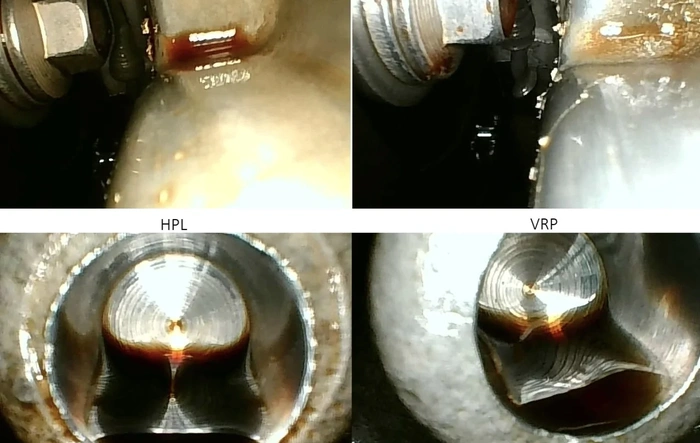 2.7L Engine Borescope Pictures of Valvoline Restore and Protect 5W-30 vs HPL 0W-30