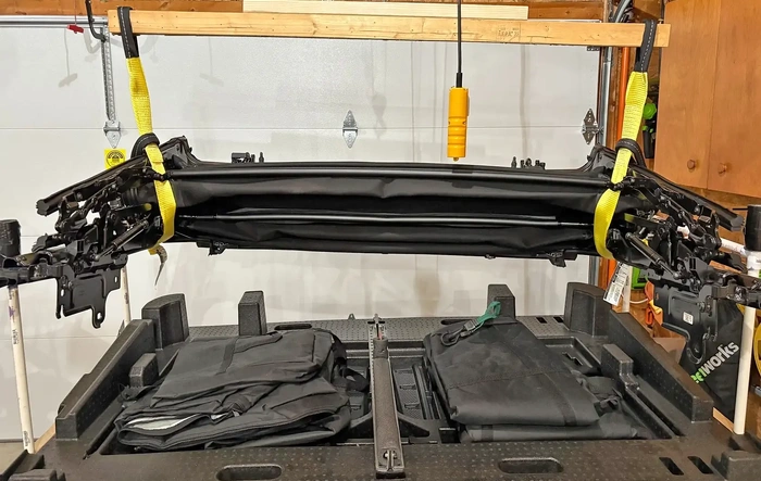 My DIY Strap Lift System For Easy Soft Top Removal & Installation ...