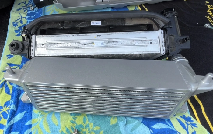 Cobb intercooler vs. stock intercooler test - temperature & driving comparisons