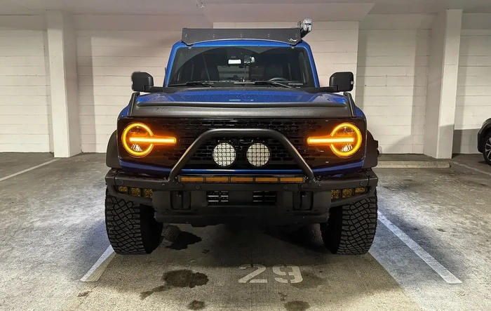 [WARNING/FINDING] Bronco Raptor Headlight Takeoffs Installed on Wildtrak (Plug-and-Play)
