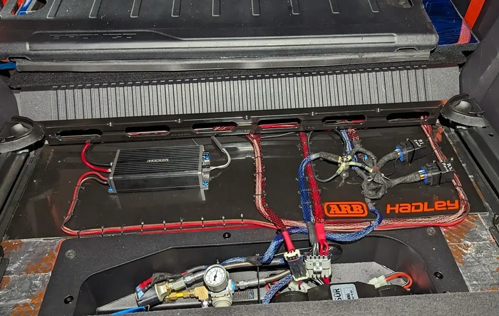 Overkill onboard air (ARB Twin) install turned out to be a good idea