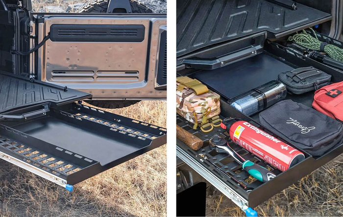 TrailDeck Slide-Out Tailgate Drawer is live with a limited discount!