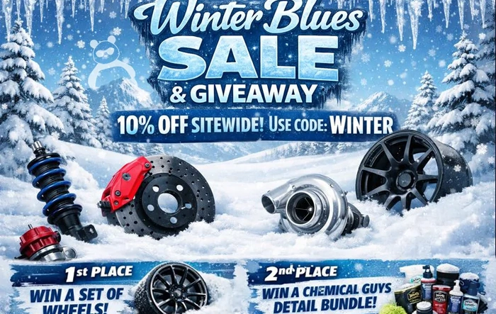 Winter Blues Sale & Wheel Giveaway at Panda Motorworks!