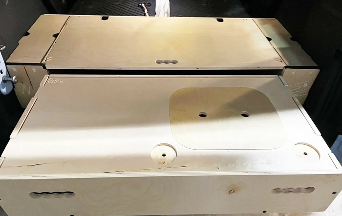 Wheels & Feels drawer storage system install on a 2024 2 Door