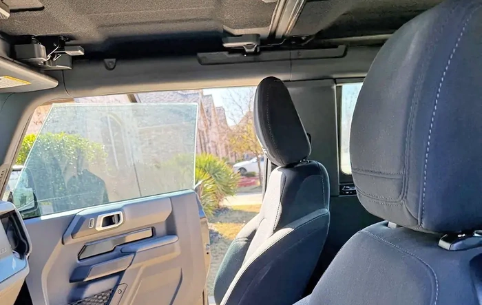 Bent back headrests for more comfortable angle!