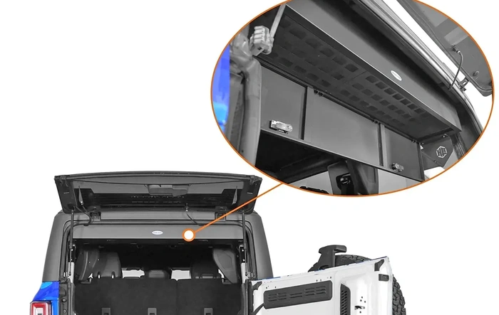 Overhead Upper Locking Storage Box for cargo area (Hooke Road)