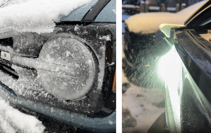 Bronco Headlight Washer solution for snow / ice build up – (my ongoing development)
