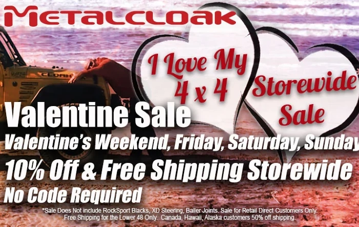"I ❤️ My 4x4" Sale is Back... this Weekend Only!