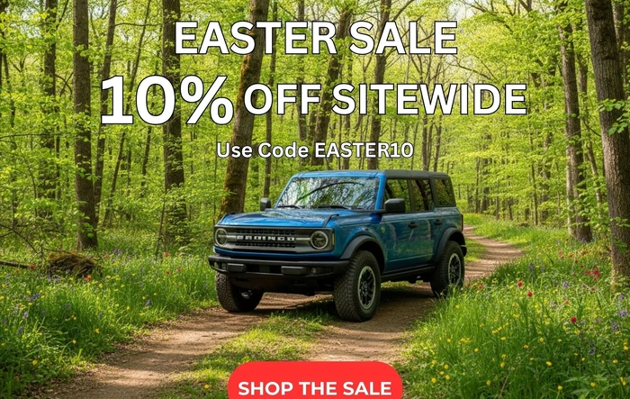 Ford Bronco Easter Sale – 10% Off Headliners + Free Shipping - Ends Sunday