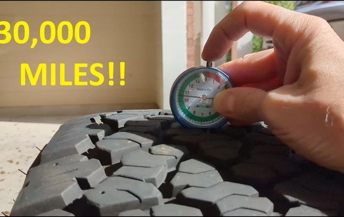 30,000 mile tire wear analysis General Grabber ATX