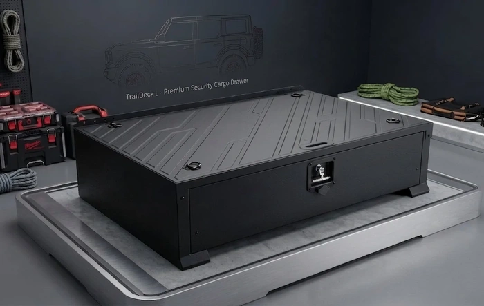[UPDATE] The Ultimate Bronco Cargo Vault: TrailDeck L Security Cargo Drawer Pre-Order is Officially Live!