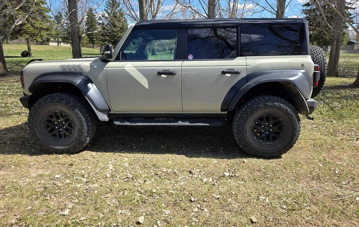 2025 Bronco Raptor desert sand build