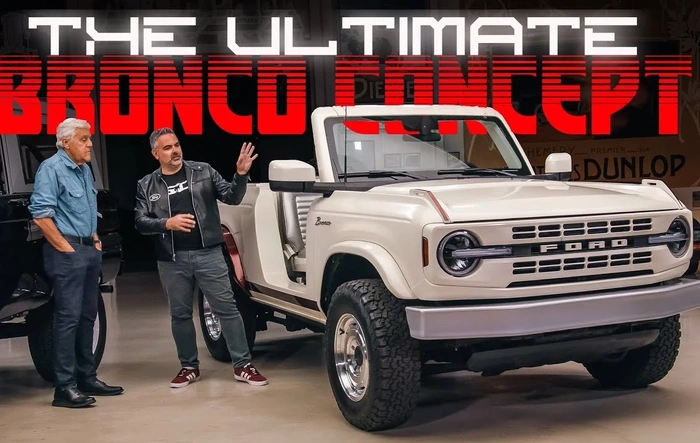 Jay Leno features the Bronco Roadster Concept
