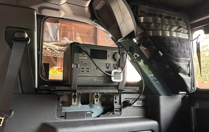 Overlanding Bluetti EB55 Battery Mount / Custom Shelf