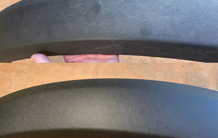 Removing Mud Stains from Fender Flares using Mother’s Back-to-Black