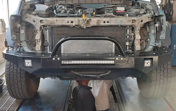 Tru-Cool Transmission Cooler installed