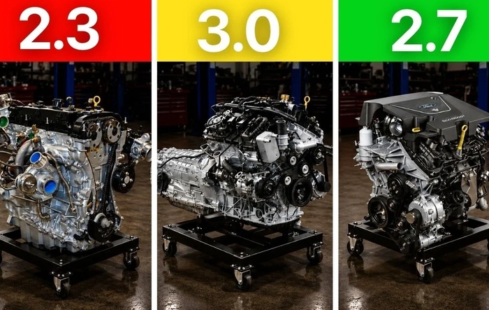 2.3 vs. 2.7  vs. 3.0 engines after 100K miles (wear & tear assessment via teardowns)