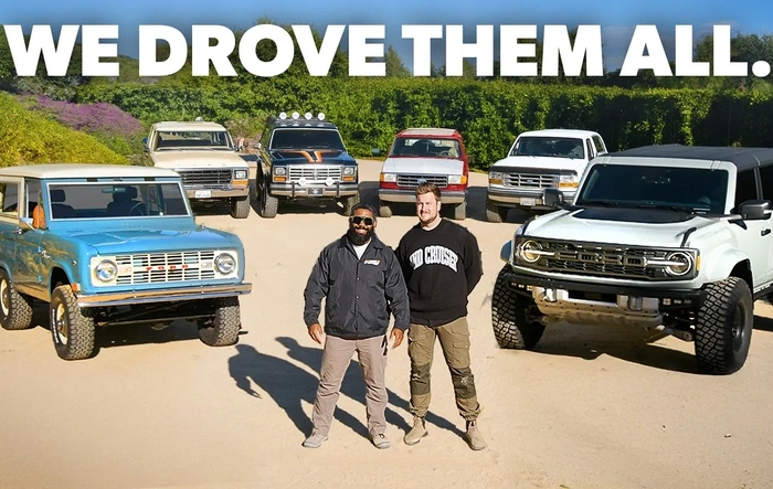 They drove EVERY generation of Ford Bronco 👀 -- Donut Media