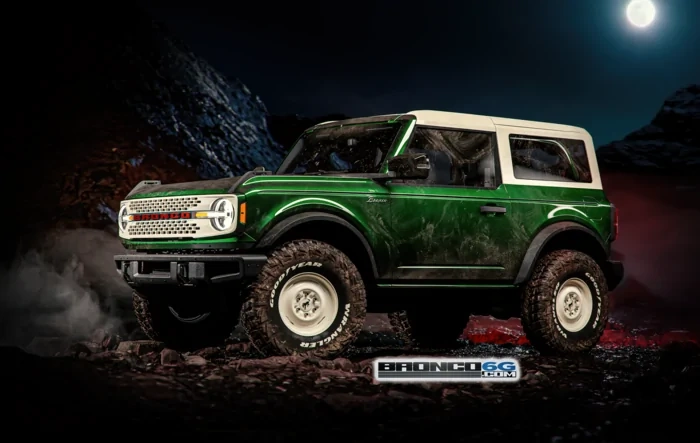 Everglades Green 2022 Bronco Heritage Edition renders ☘️
