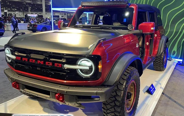 Modified 2021 Bronco build shows up at Houston Auto Show