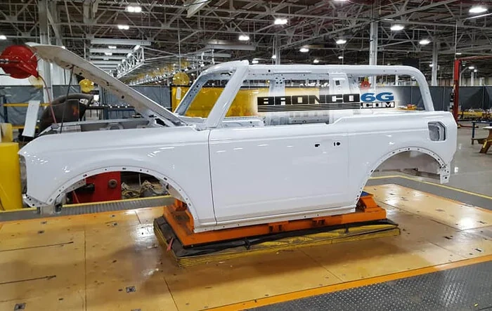 Bronco Mass Production - 6/10 Update. Good news from MAP - body shop output now matches Ranger