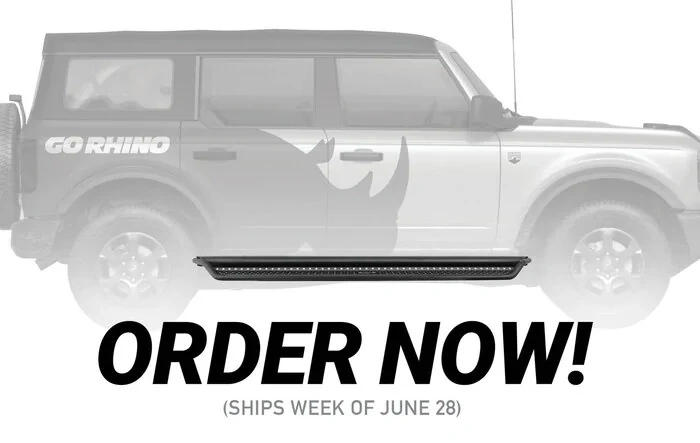Go Rino Steps Bars / Rock Sliders Now Available For 2021 Bronco