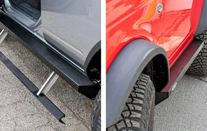 Rock Slide Engineering Power Sliders for 2021 Bronco - first pics