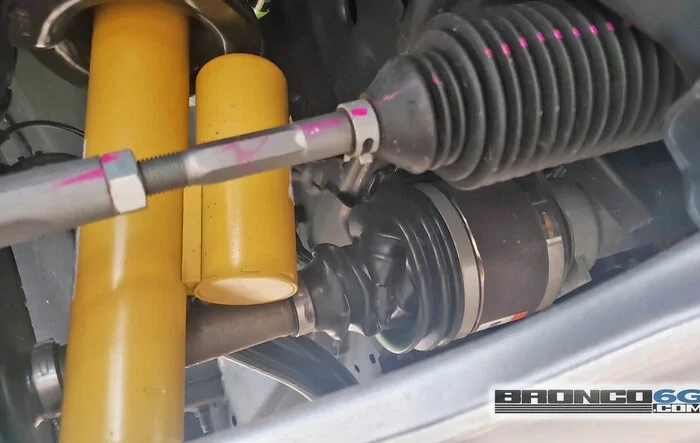 Broken front axle at CV joint on my Bronco Badlands 4-Door 2.7L